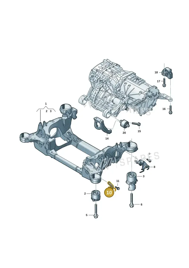 9J1971843 — Audi RS e-tron GT (2020-2025) diagram 4j1505000, position 10