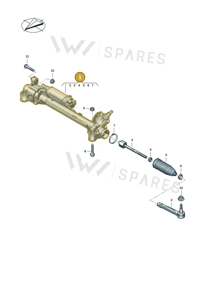 9JA423050G — Audi RS e-tron GT (2020-2025) diagram 4j1423000, position 1
