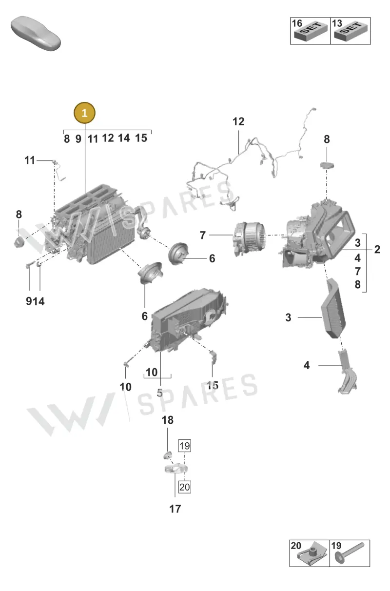 9JA819353G — Porsche Taycan Sport Turismo (2023-2025) diagram p56814000, position 1