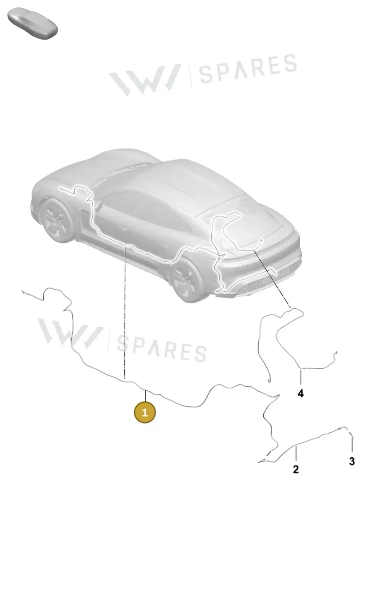9JA827861 — Porsche Taycan Sport Turismo (2023-) diagram p64906400, position 1
