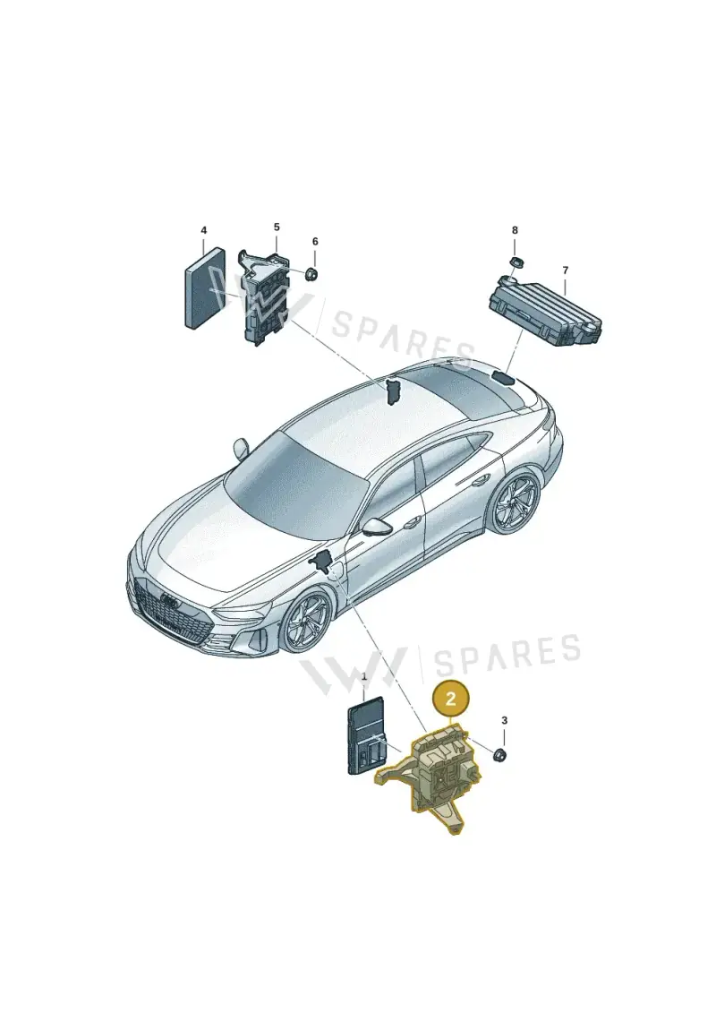 9JA907239C — Audi RS e-tron GT (2020-2025) diagram 4j1907000, position 2