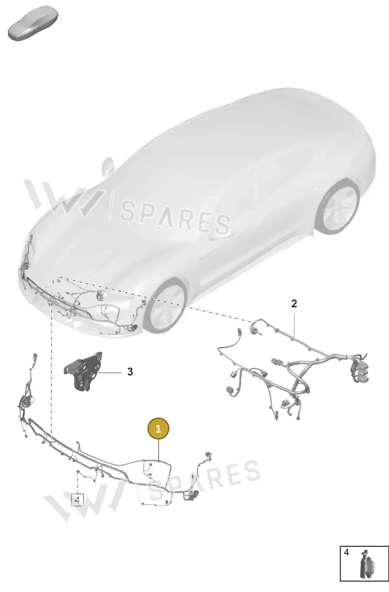 9JA971095AS — Porsche Taycan Sport Turismo (2019-2024) diagram p56902100, position 1