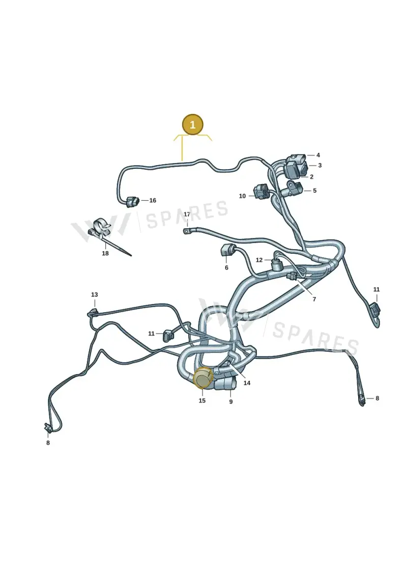 9JA971277AA — Audi RS e-tron GT (2020-2025) diagram 4j1971100, position 1