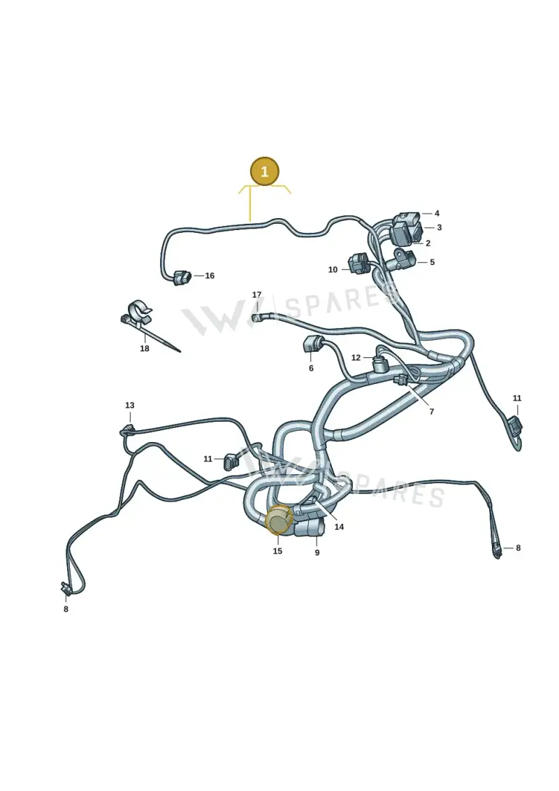 9JA971277Q — Audi RS e-tron GT (2020-2025) diagram 4j1971100, position 1