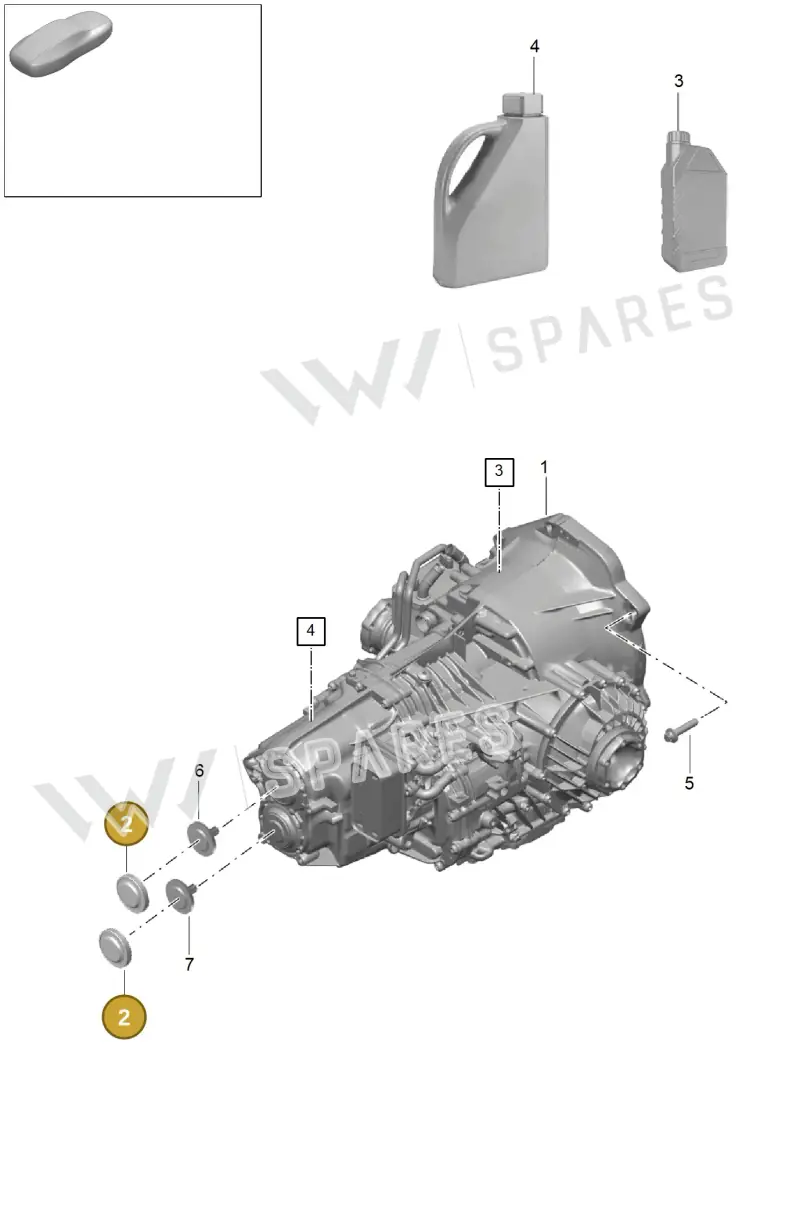 9P1301125 — Porsche Boxster Spyder (2019-2020) diagram p54320000, position 2