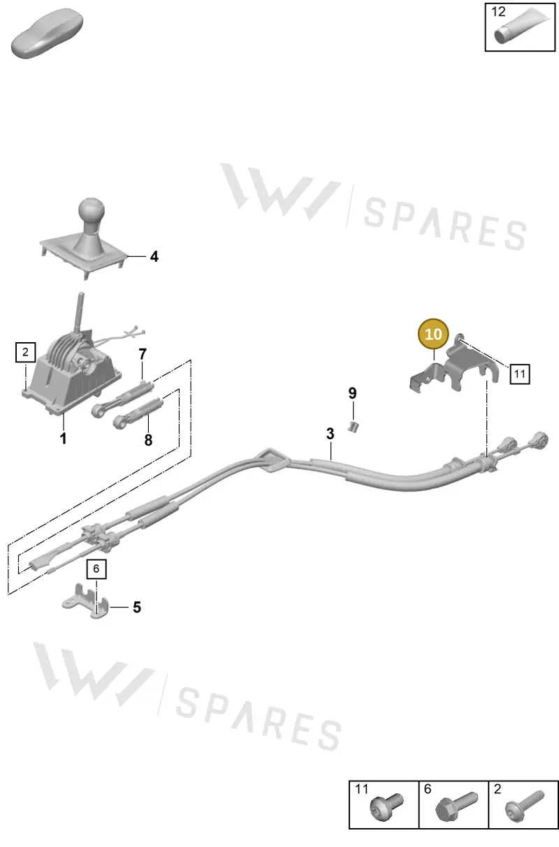 9P1301686A — Porsche 911 (2021-2022) diagram p59701000, position 10