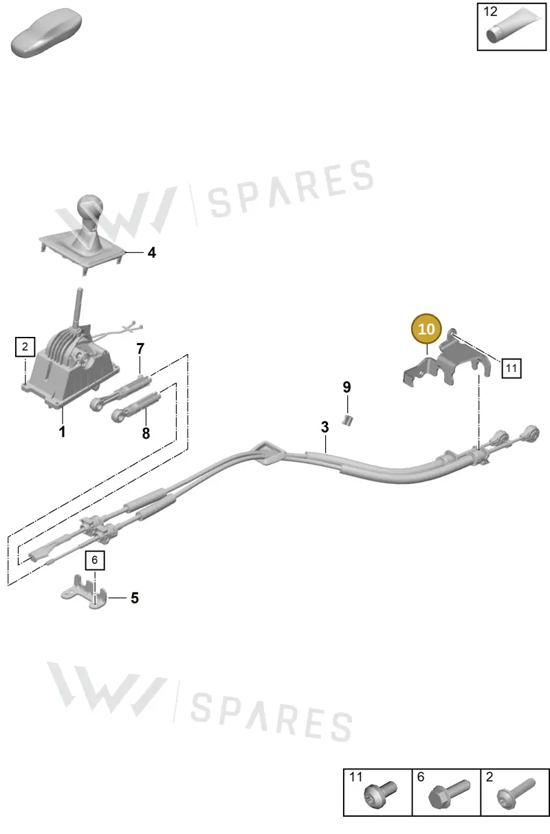 9P1301686 — Porsche 911 (2021-2022) diagram p59701000, position 10