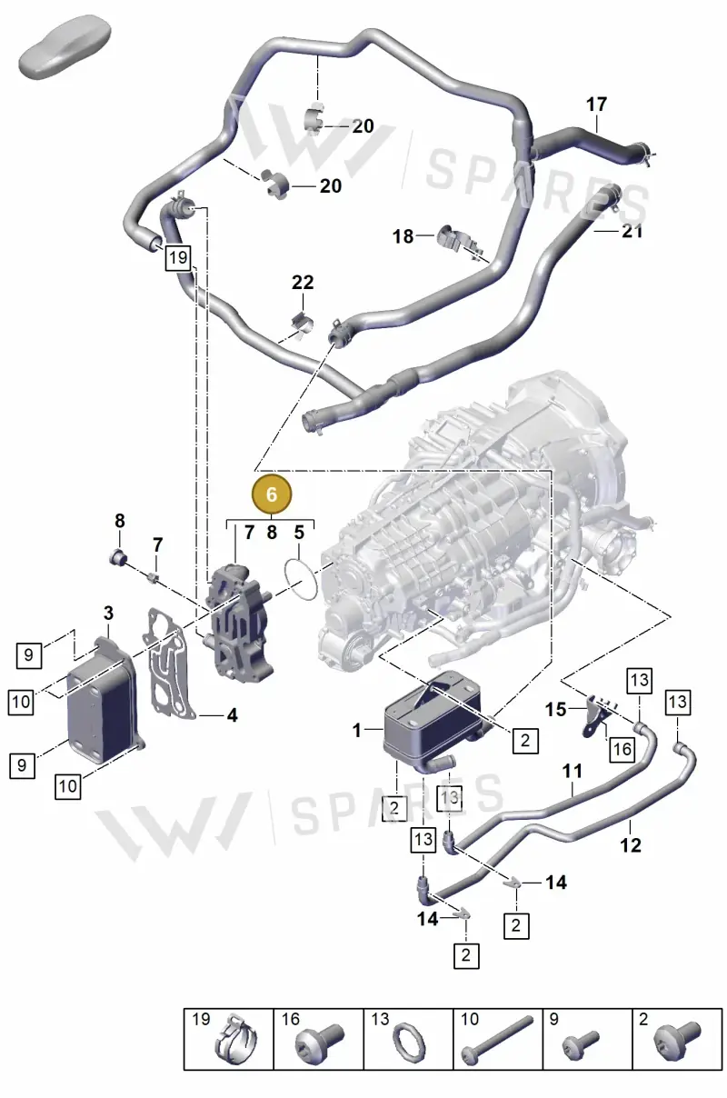 9P1315107 — Porsche 911 (2021-2022) diagram p59302110, position 6