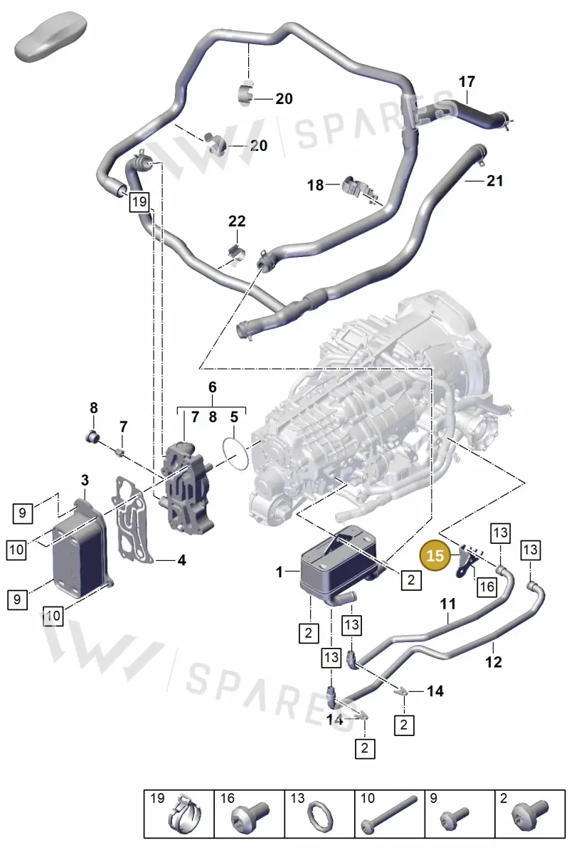 9P1317054 — Porsche 911 (2021-2022) diagram p59302110, position 15