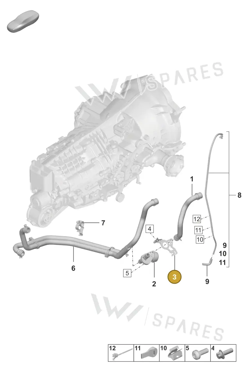 9P1317830 — Porsche 992 Sport Classic (2020-) diagram p53301110, position 3