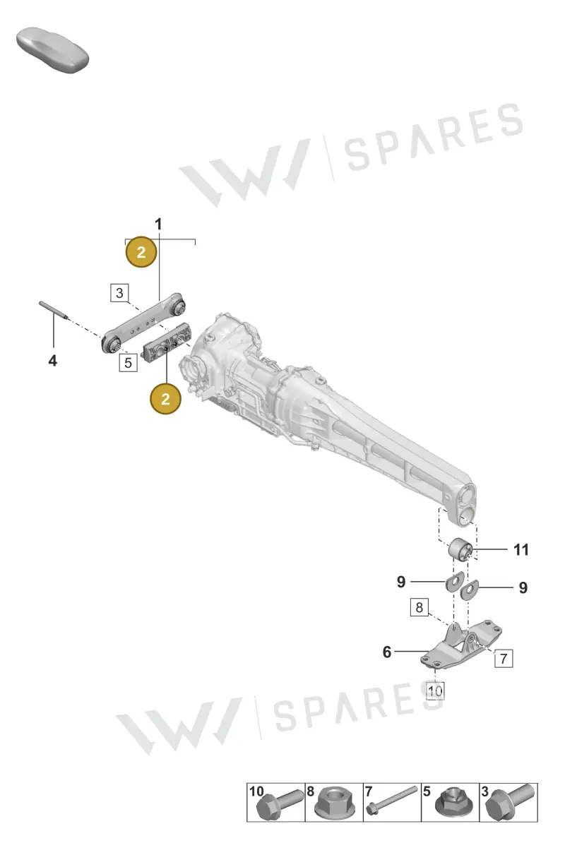 9P1399200 — Porsche 992 Carrera Coupe (2024-) diagram p53304300, position 2