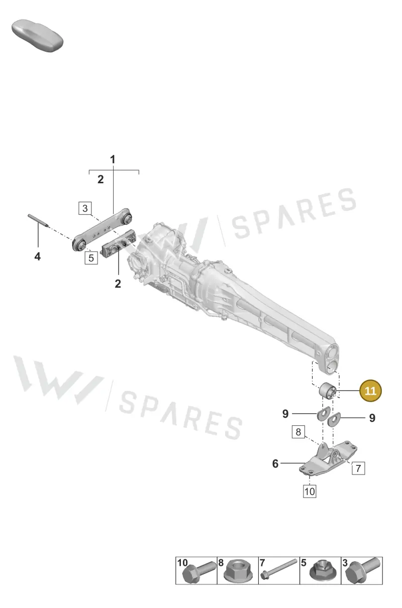 9P1399202 — Porsche 992 Carrera Coupe (2024-) diagram p53304300, position 11