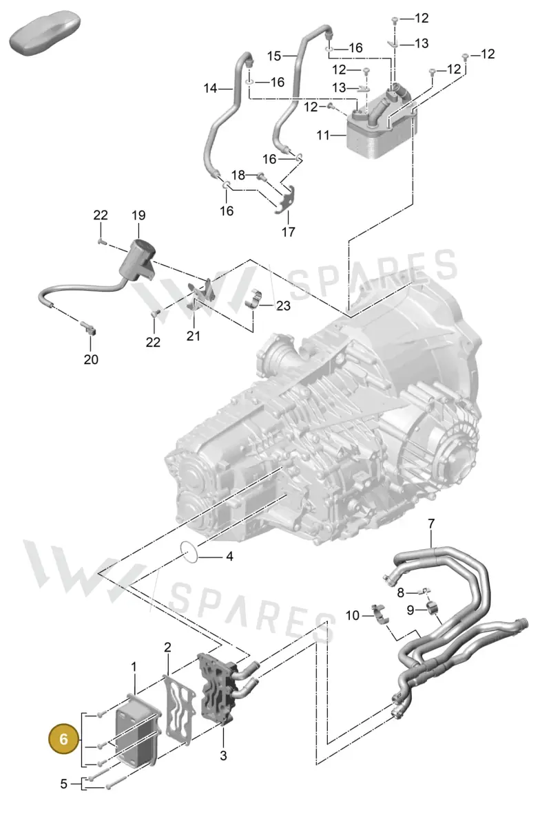 9P1399265B — Porsche Boxster Spyder (2019-2020) diagram p54360000, position 6