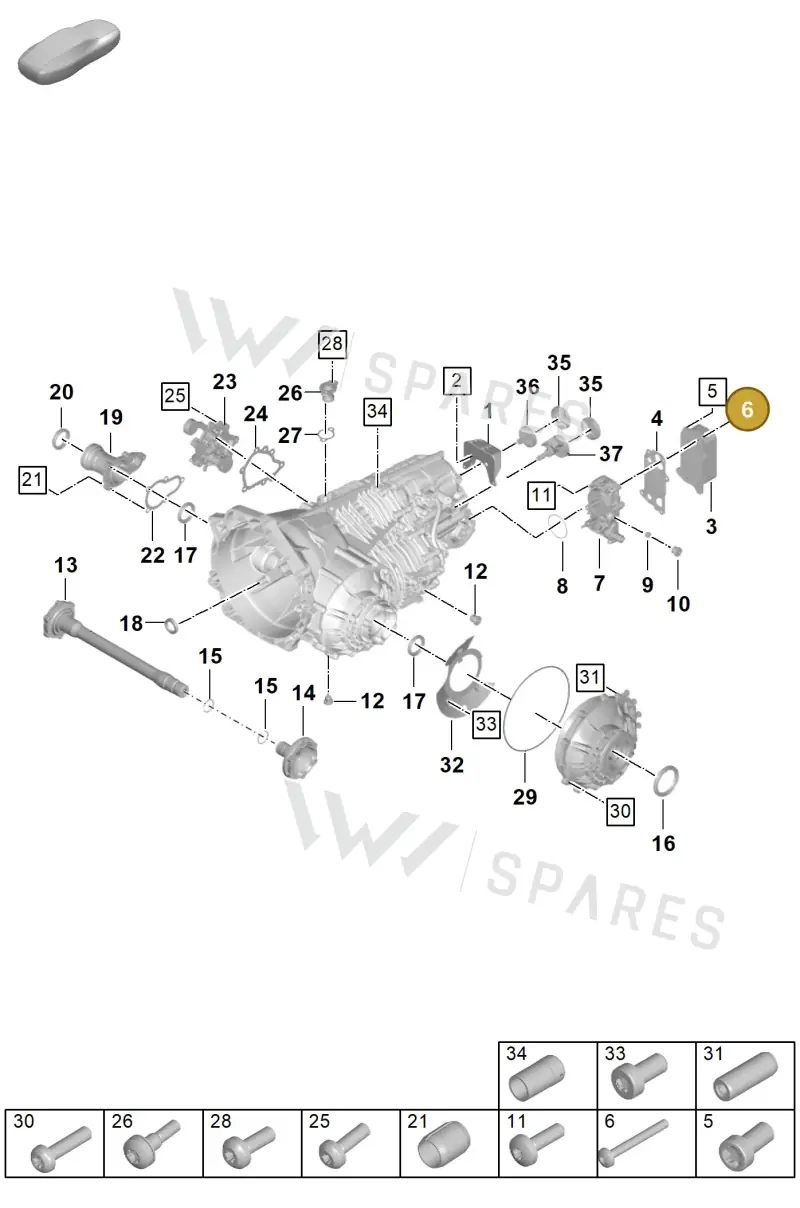 9P1399265B — Porsche 911 (2021-2022) diagram p59301100, position 6