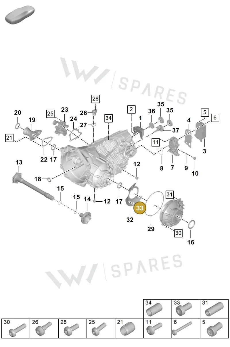 9P1399265L — Porsche 911 (2021-2022) diagram p59301100, position 33