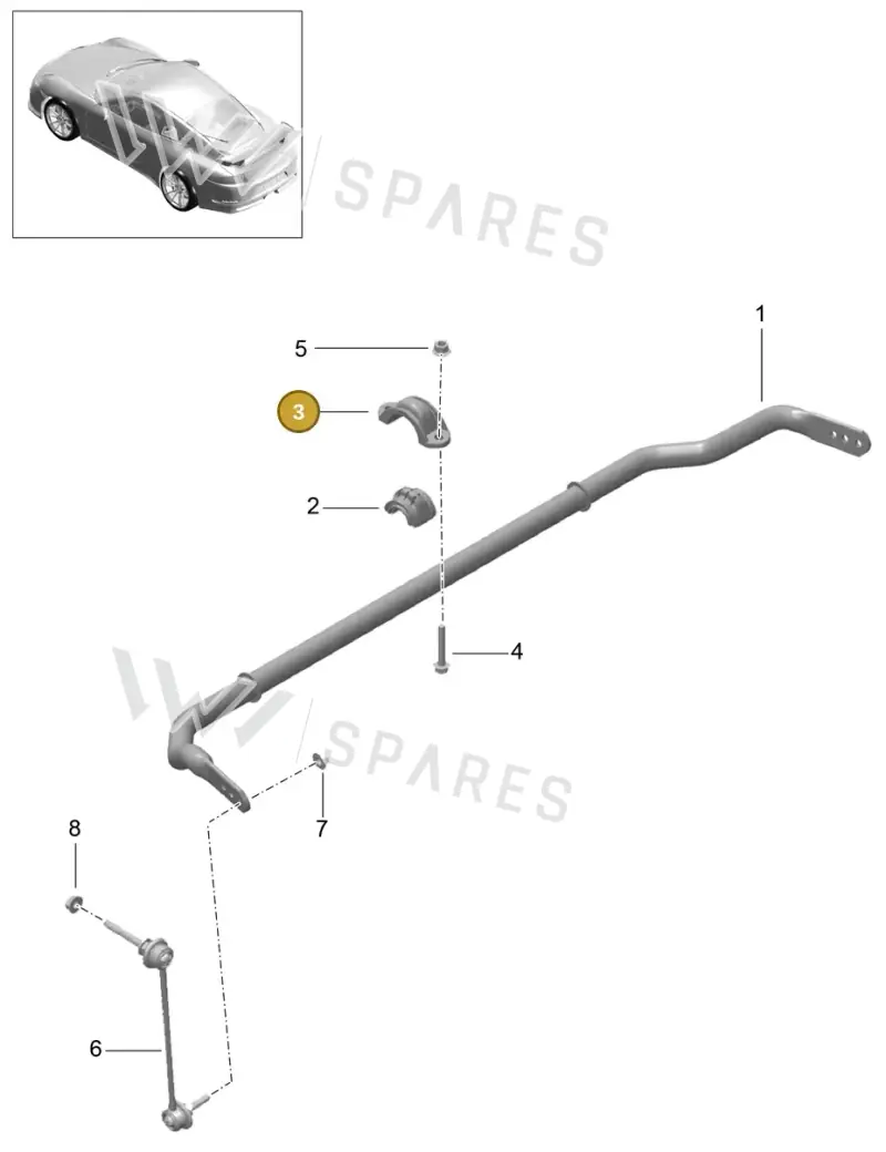 9P1411063A — Porsche 911 (2013-2020) diagram p41402006, position 3