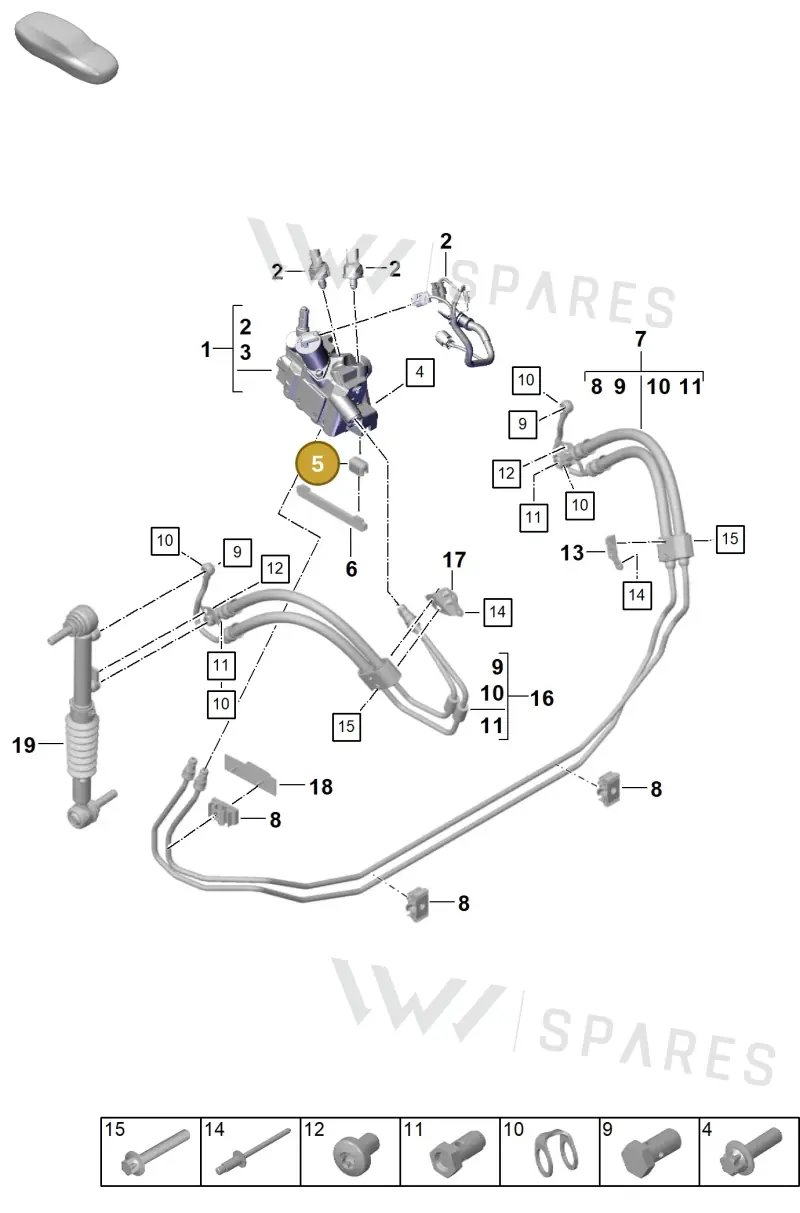 9P1411327 — Porsche 911 (2024-2025) diagram p63402200, position 5