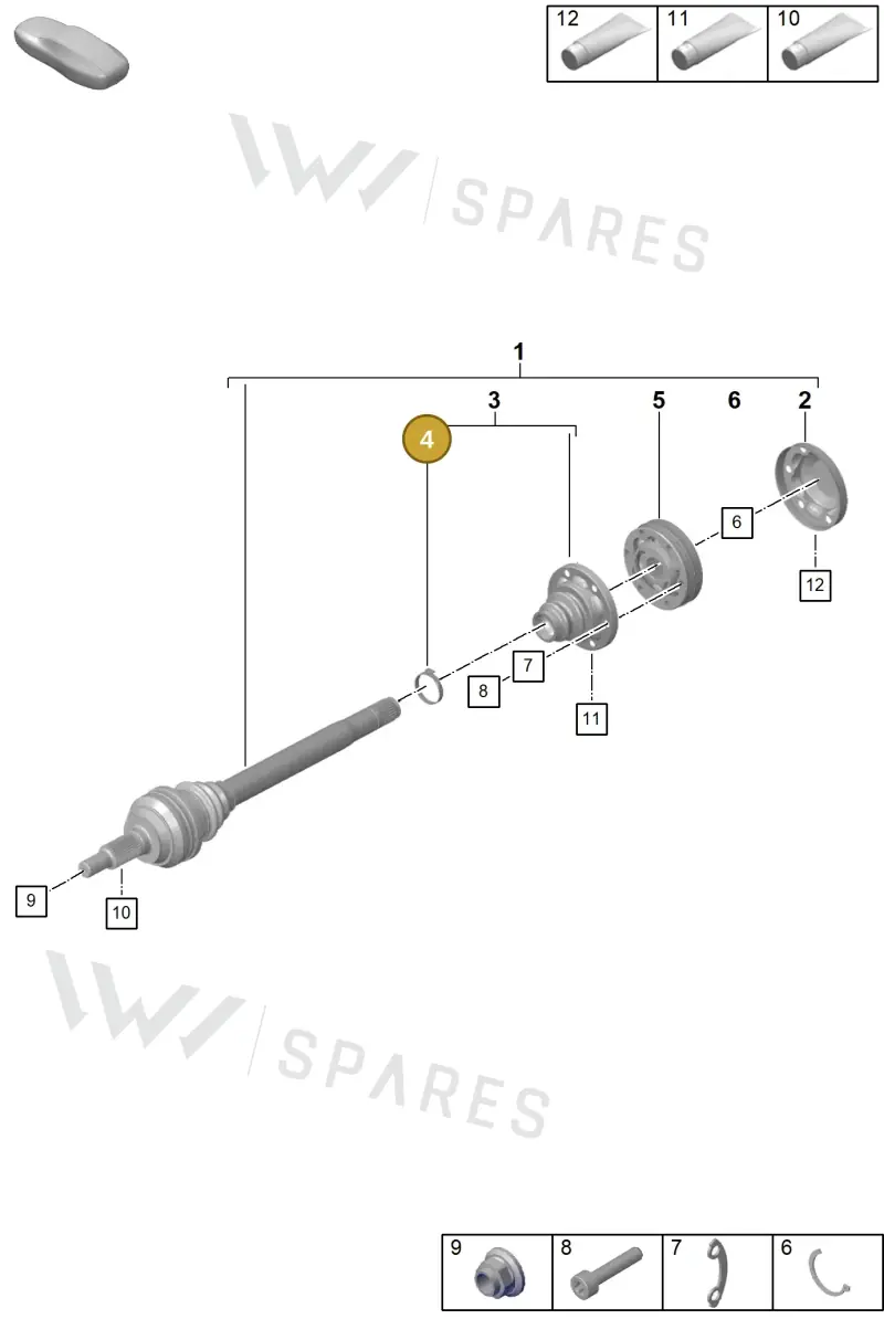 9P1501157B — Porsche 911 (2020-2022) diagram p57501100, position 4