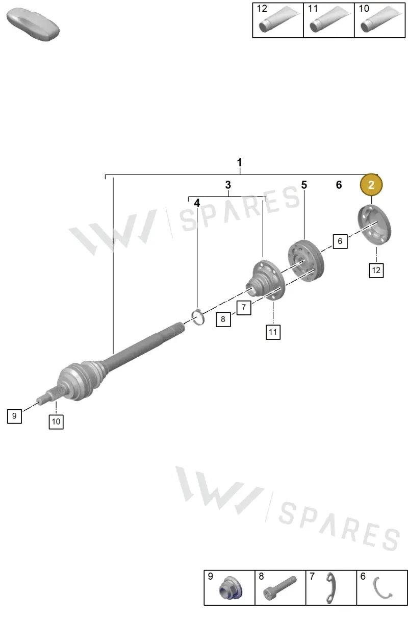 9P1501591 — Porsche 992 Sport Classic (2020-) diagram p57501100, position 2