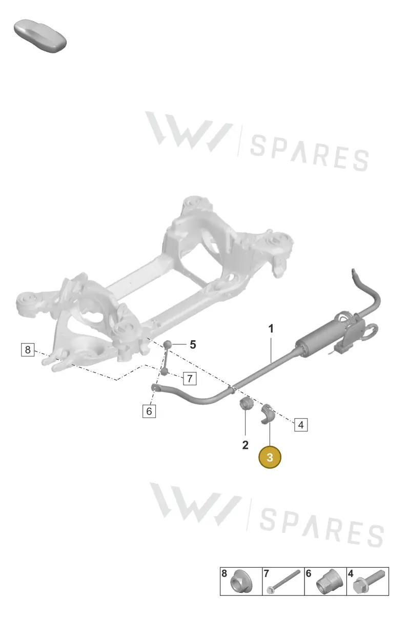 9P1511418A — Porsche Taycan Sport Turismo (2019-2024) diagram p56501300, position 3