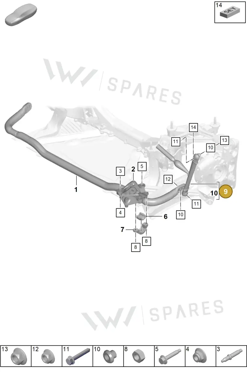 9P1511467D — Porsche 911 (2021-2022) diagram p59502110, position 9