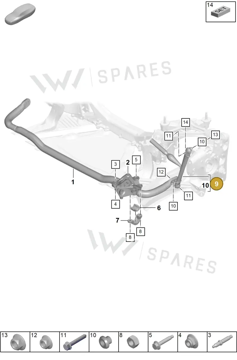 9P1511468D — Porsche 911 (2021-2022) diagram p59502110, position 9