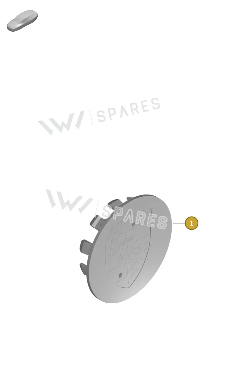 9P1601349AMH0 — Porsche 992 Sport Classic (2020-) diagram p53601040, position 1