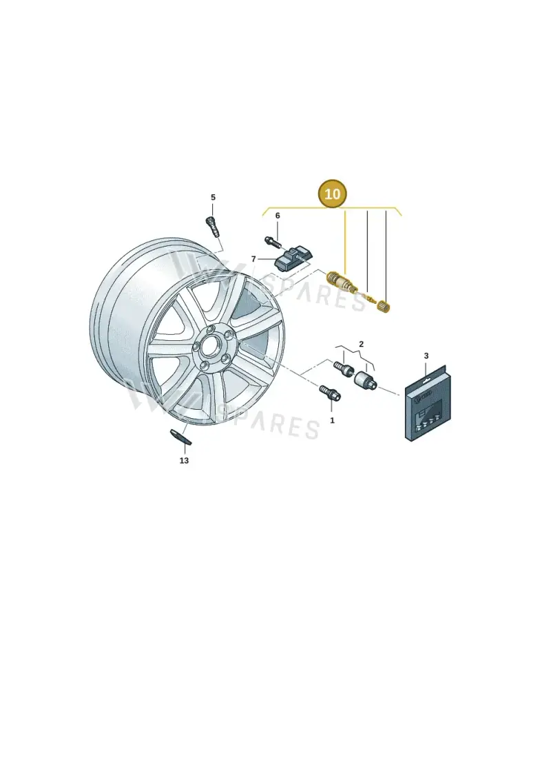 9P1601361E — Audi RS e-tron GT (2020-2025) diagram 4j1601200, position 10
