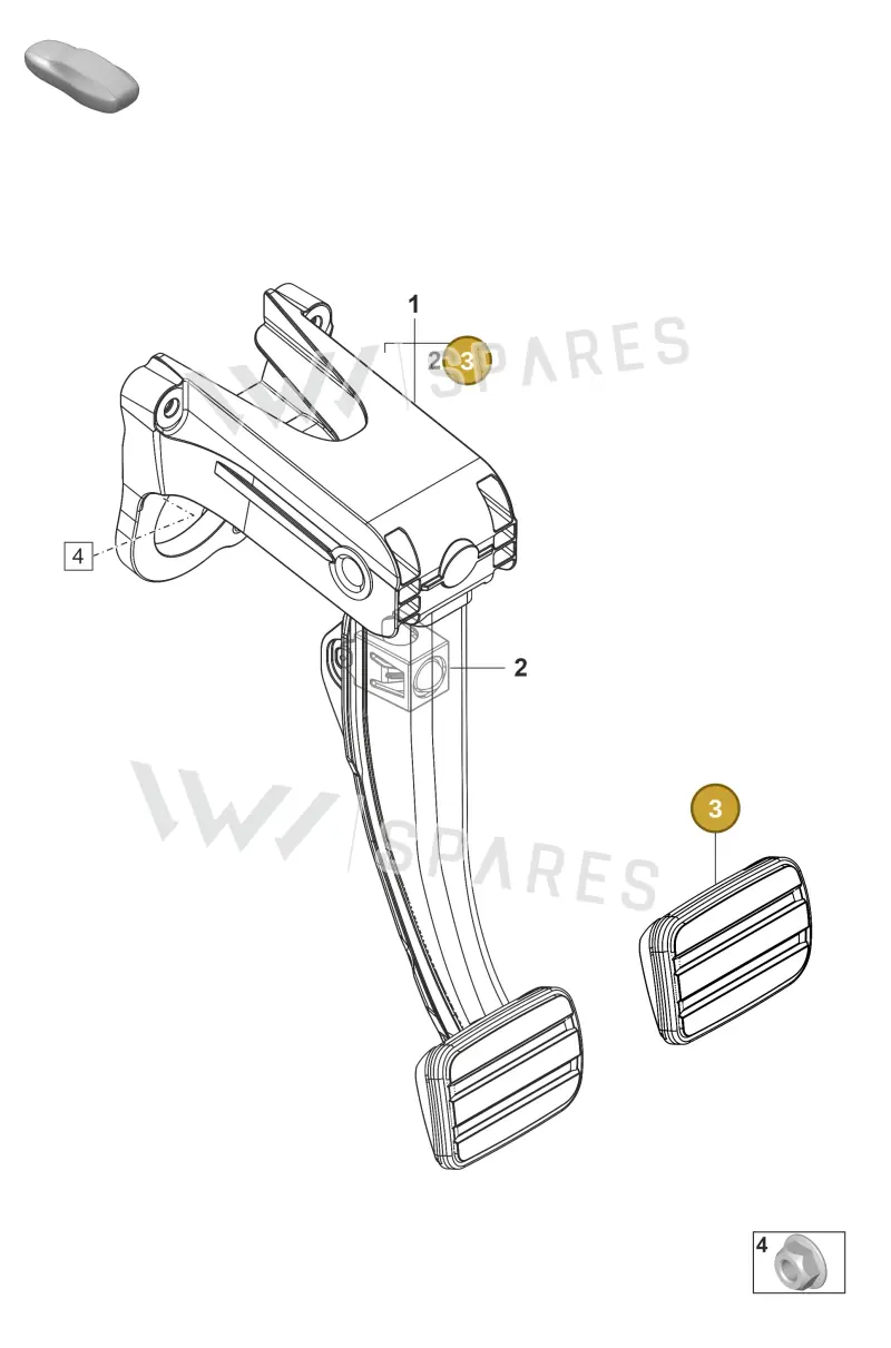 9P1721173A — Porsche Taycan Sport Turismo (2019-2024) diagram p56702001, position 3