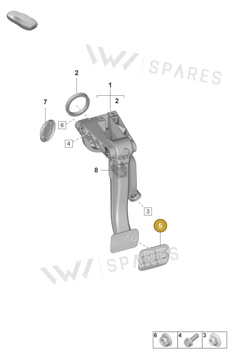 9P1721173A — Porsche 911 (2024-2025) diagram p59702100, position 5