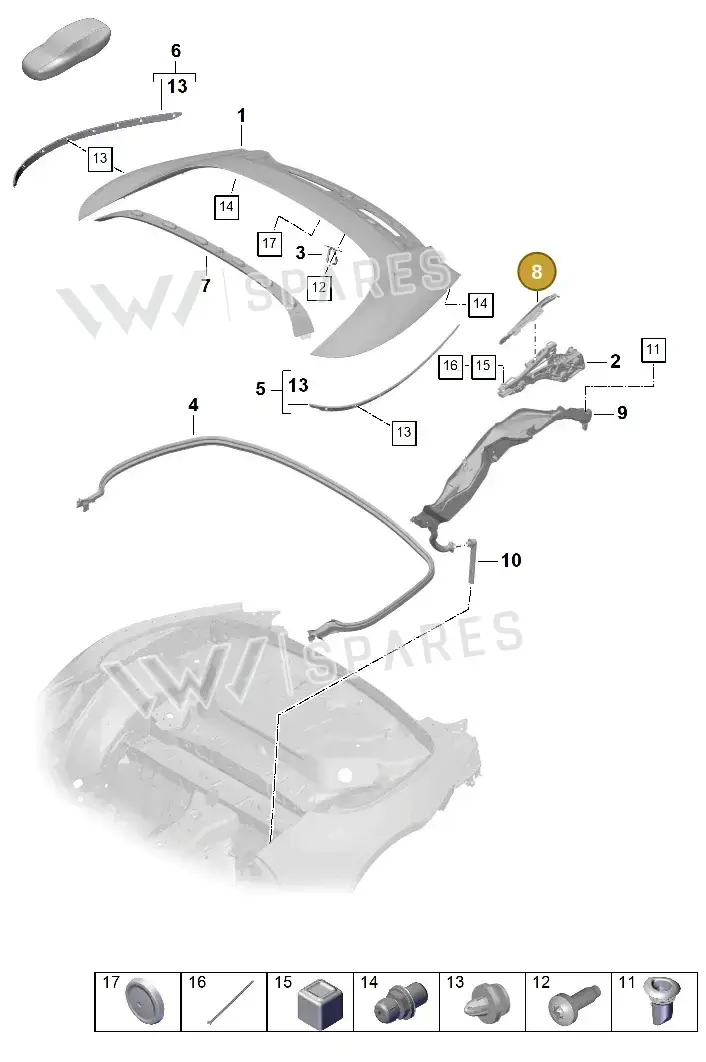 9P1871394 — Porsche 992 Carrera Coupe (2024-) diagram p63811060, position 8
