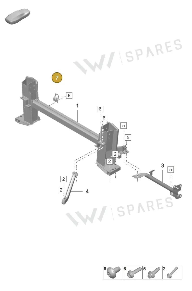 9P1887789 — Porsche 911 (2024-2025) diagram p53811560, position 7