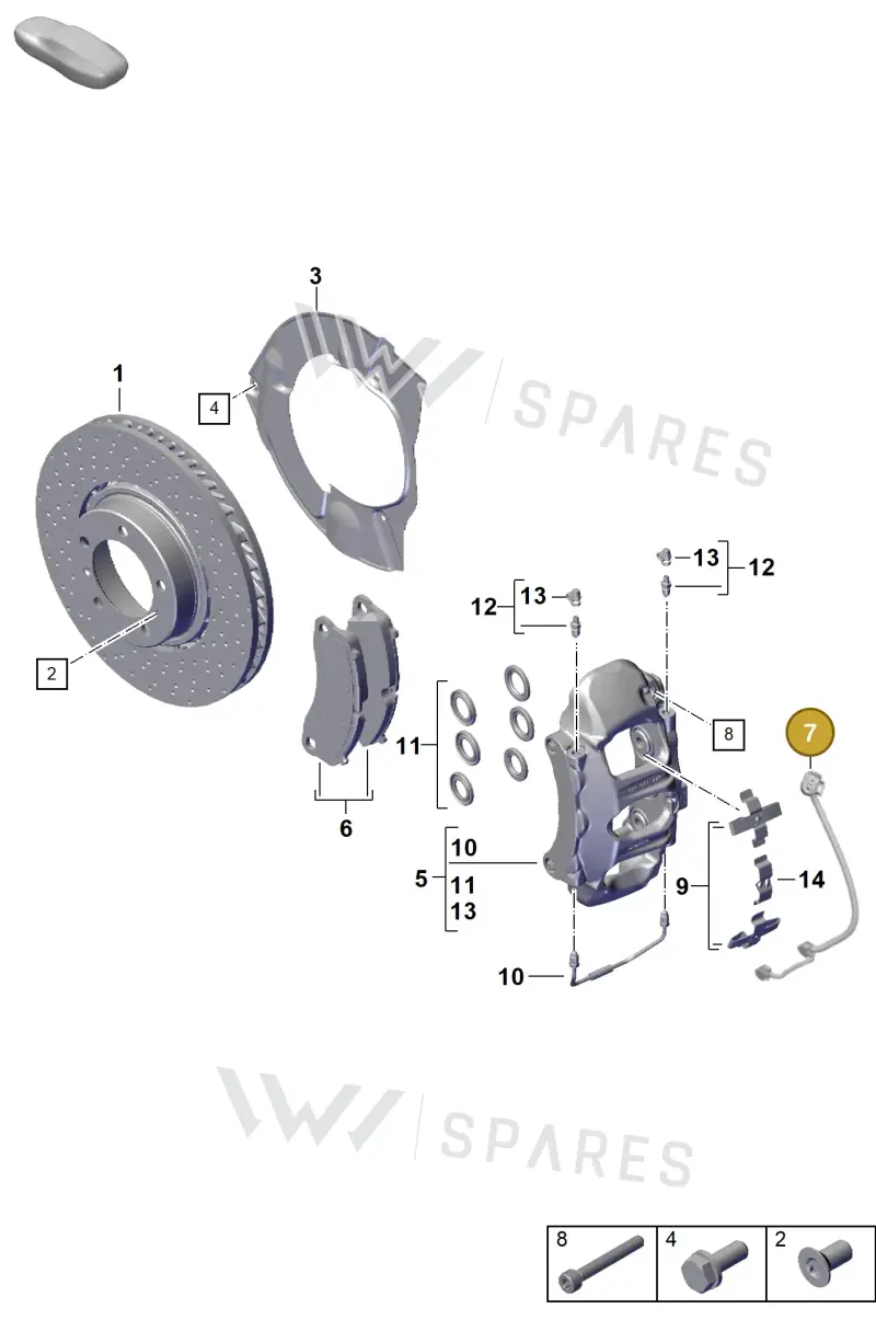 9P1907637B — Porsche 992 Carrera Coupe (2024-) diagram p63602000, position 7