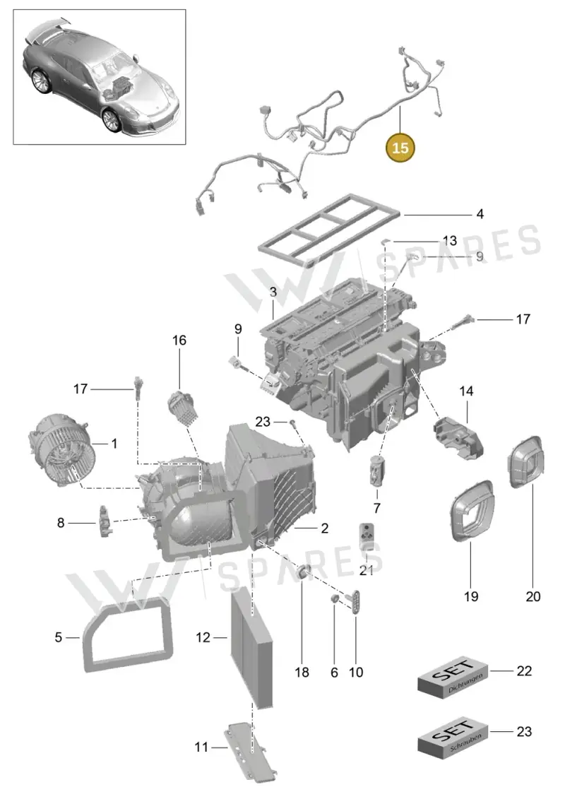 9P3971565 — Porsche 911 (2013-2020) diagram p41813010, position 15