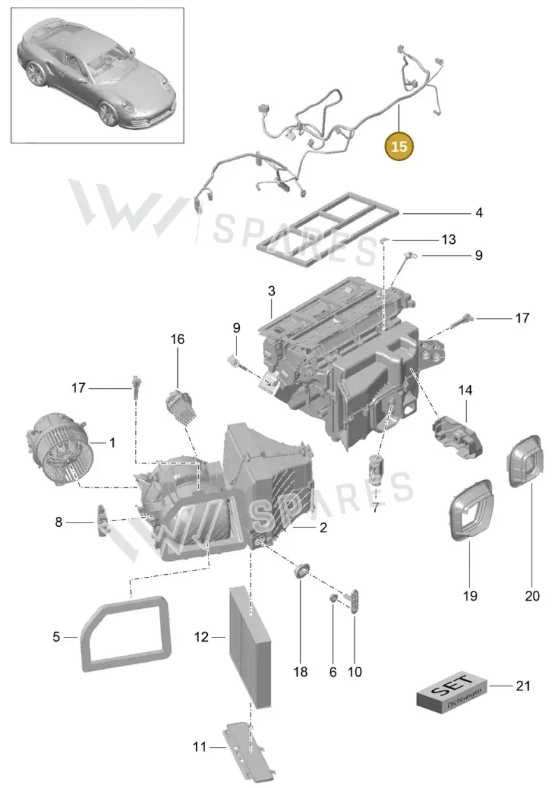 9P3971565 — Porsche GT2 RS Clubsport (2013-2020) diagram p42813010, position 15