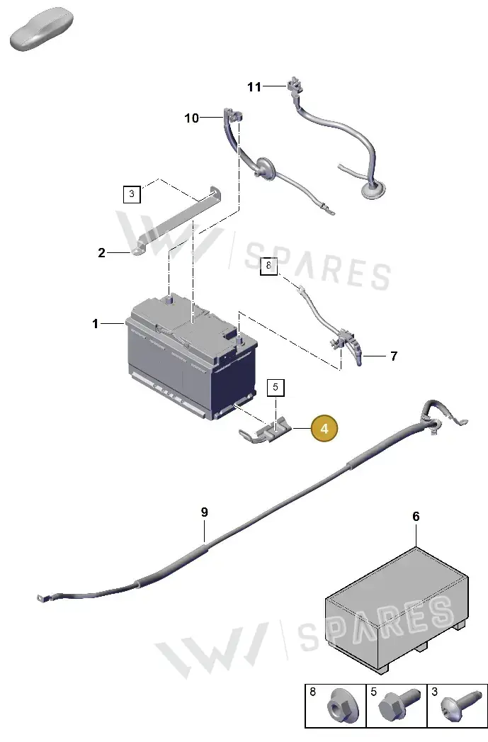9P4915345 — Porsche 992 Carrera Coupe (2024-) diagram p63902300, position 4