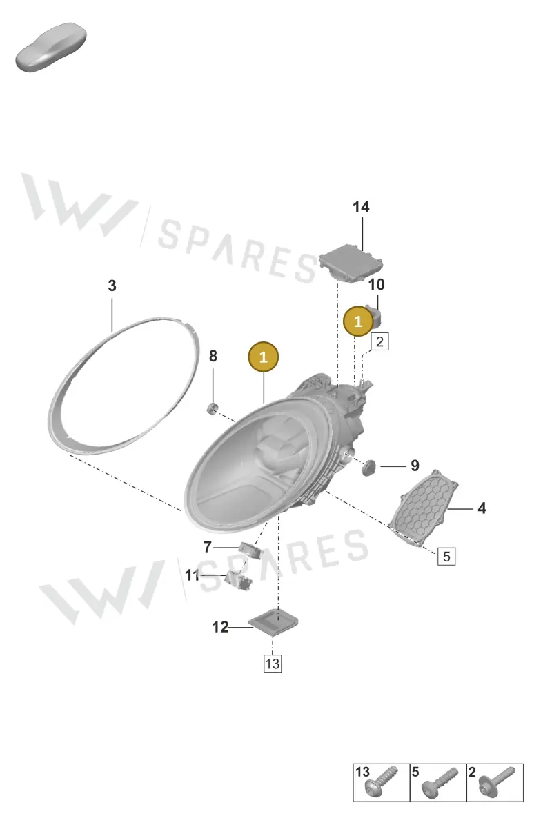 9P5941682B — Porsche 911 (2020-2022) diagram p53905030, position 1