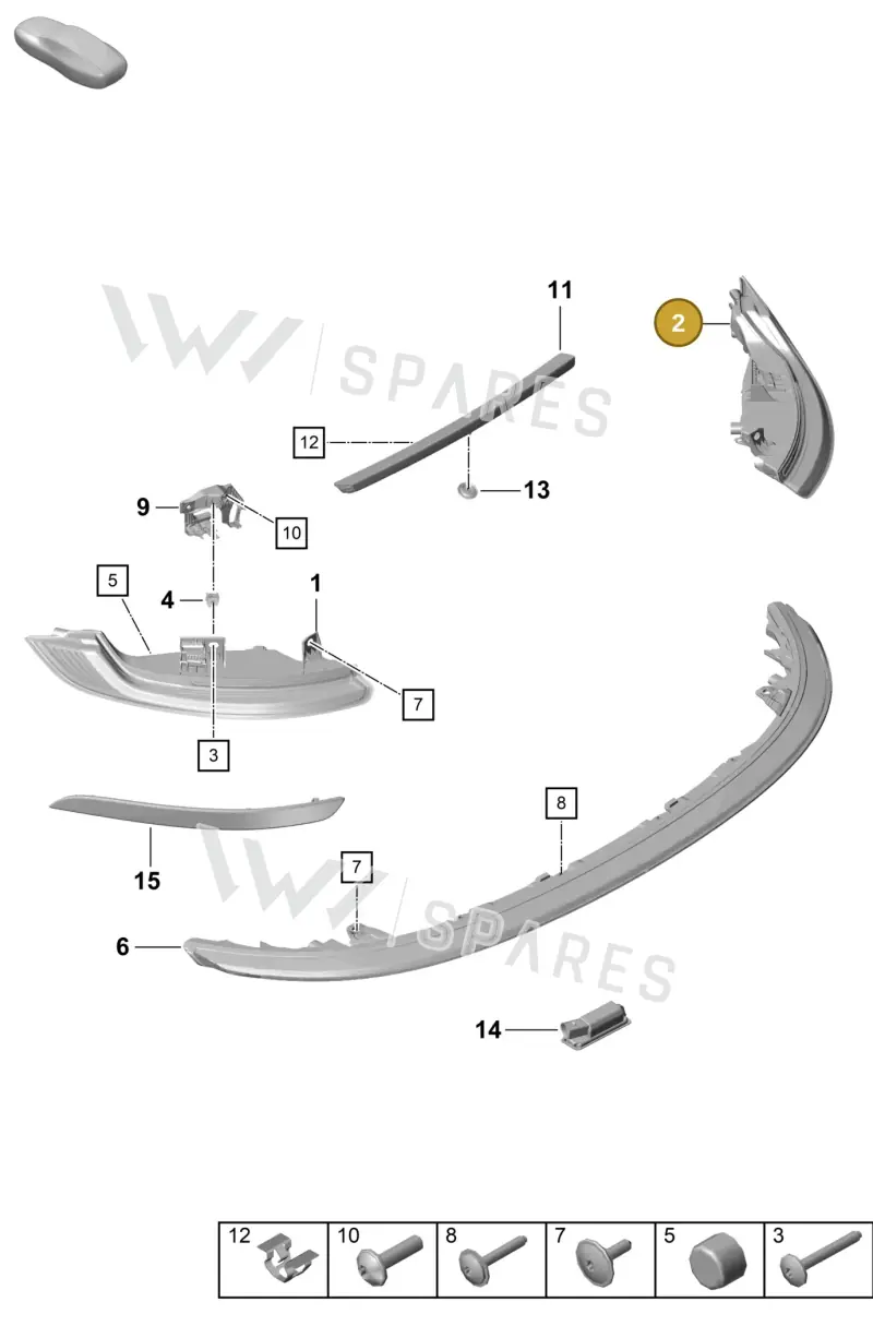 9P5945092C — Porsche 911 (2020-2022) diagram p57905050, position 2