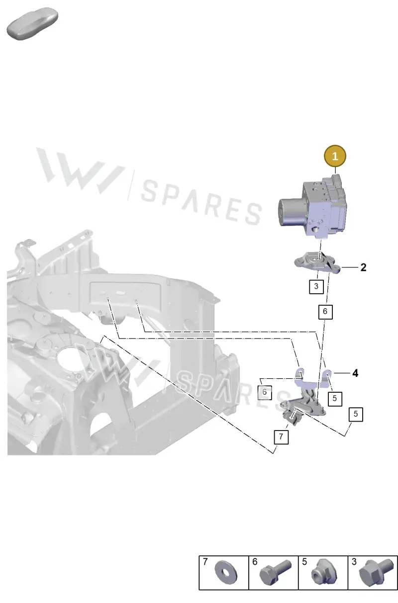 9Y0614095GY — Porsche Cayenne Coupe (2023-2023) diagram p60605000, position 1