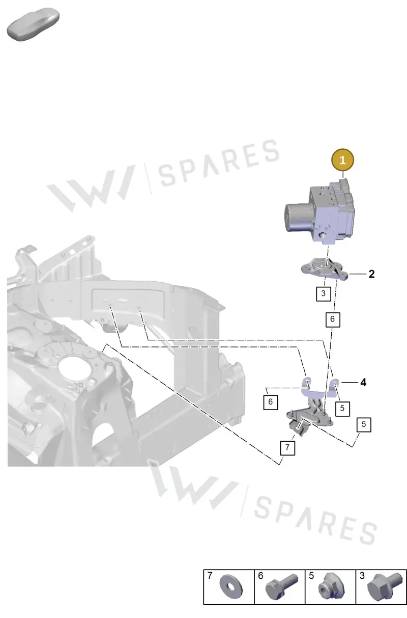 9Y0614111JY — Porsche Cayenne Coupe (2023-2023) diagram p60605000, position 1