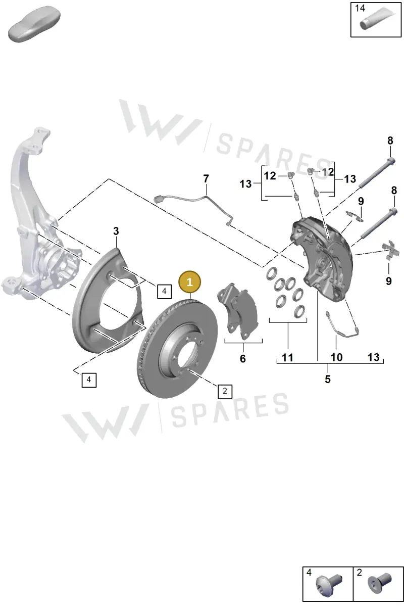 9Y0615302A — Porsche Cayenne Coupe (2023-2023) diagram p60602000, position 1