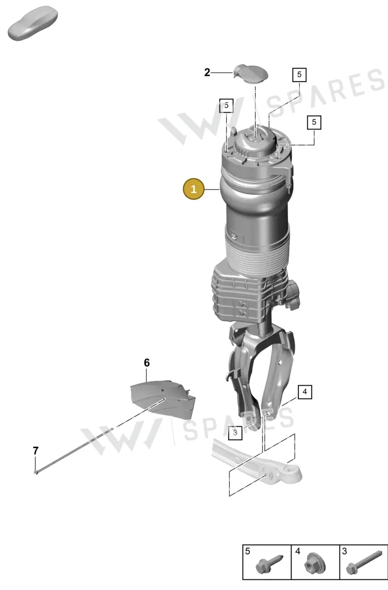 9Y0616037R — Porsche Cayenne Coupe (2023-2023) diagram p60402000, position 1