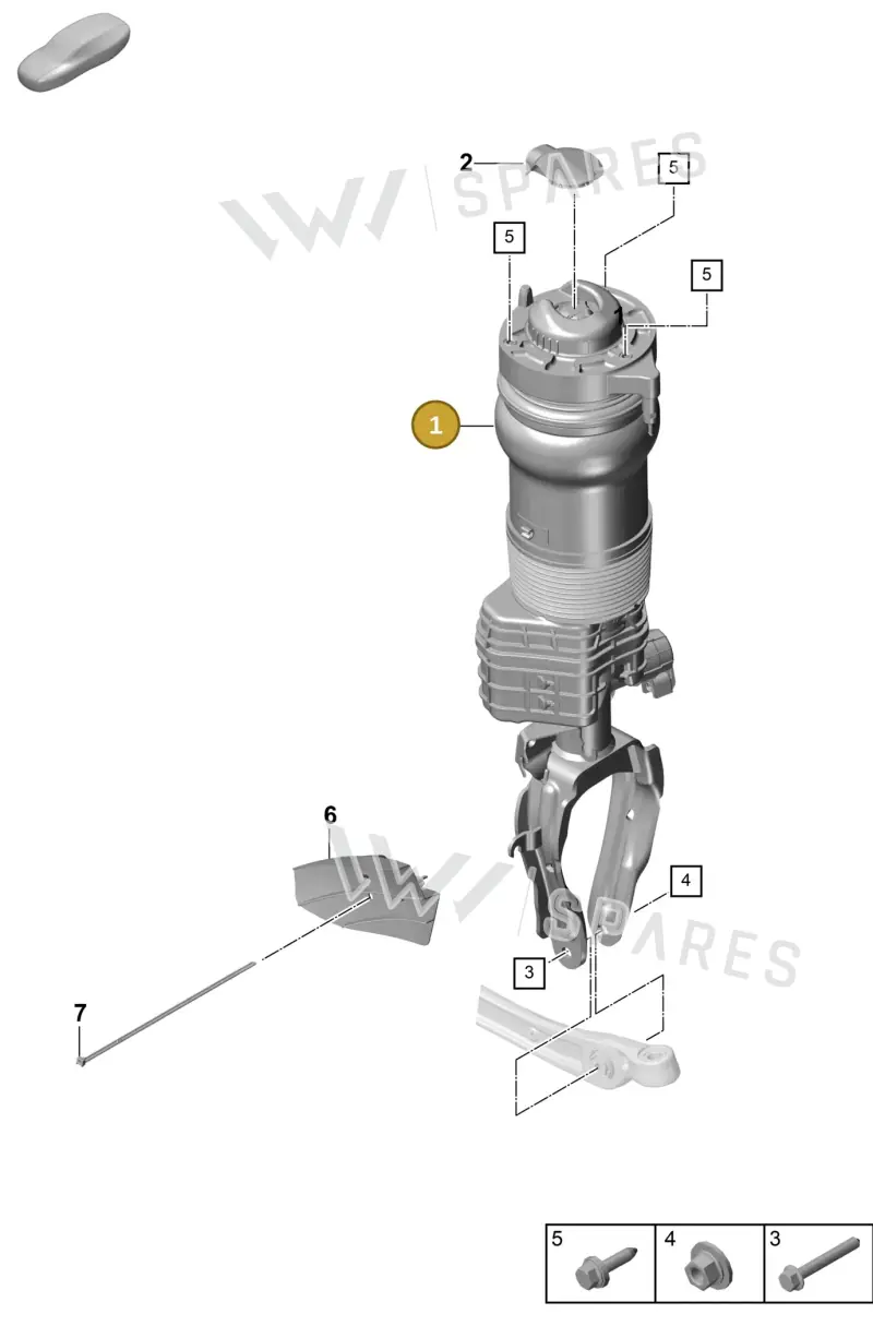9Y0616038R — Porsche Cayenne Coupe (2023-2023) diagram p60402000, position 1