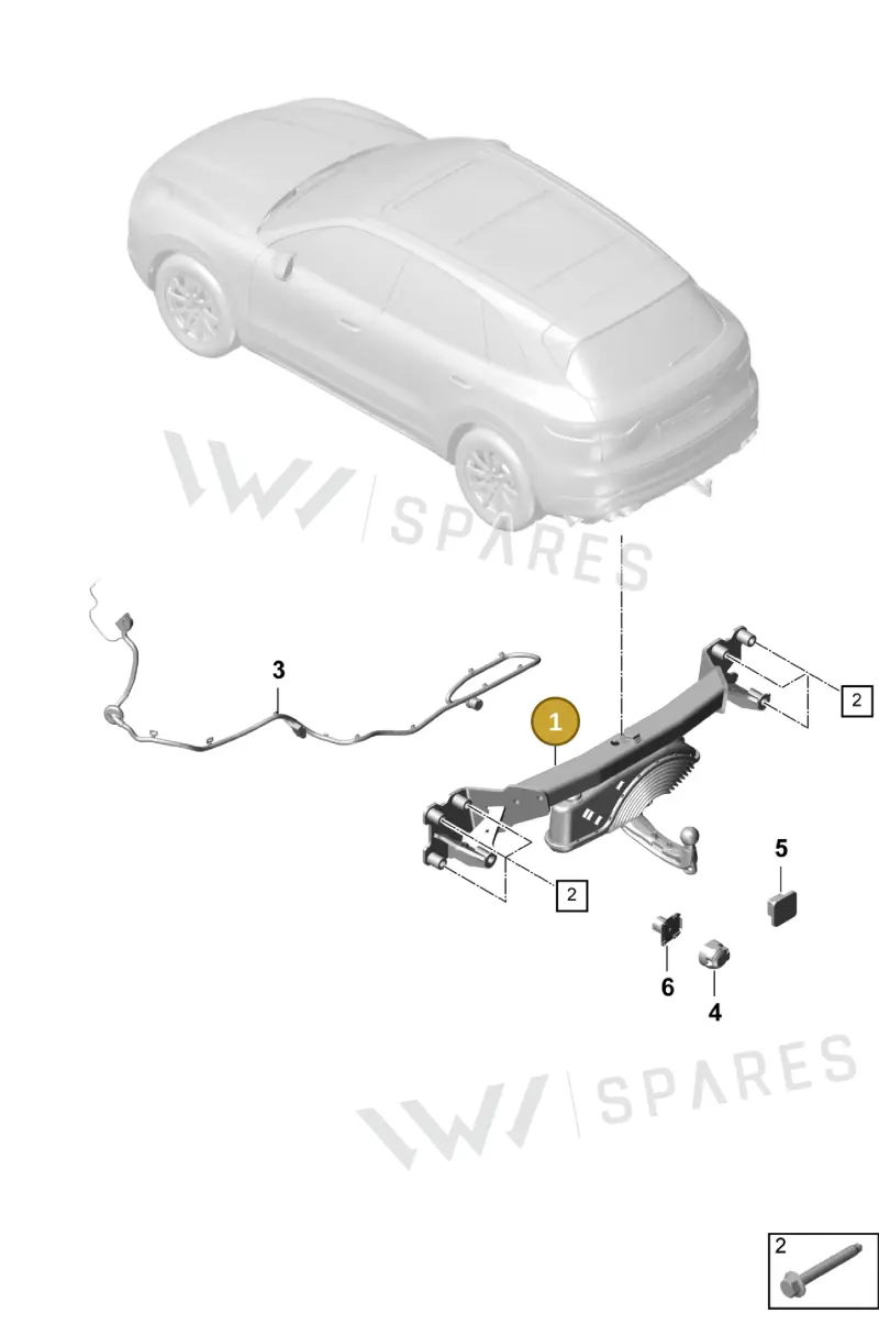9Y0803881G — Porsche Cayenne (2017-2023) diagram p51002000, position 1