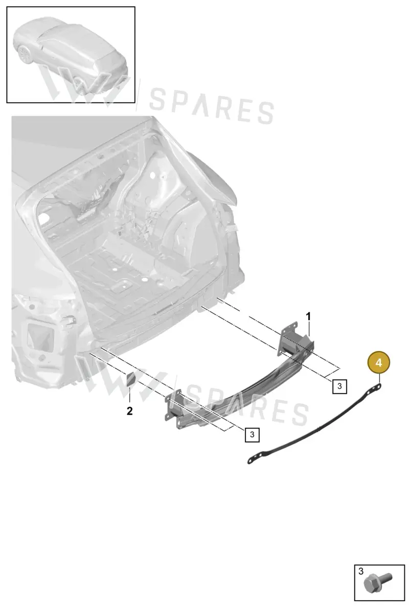 9Y0807235A — Porsche Cayenne (2017-2023) diagram p51000013, position 4