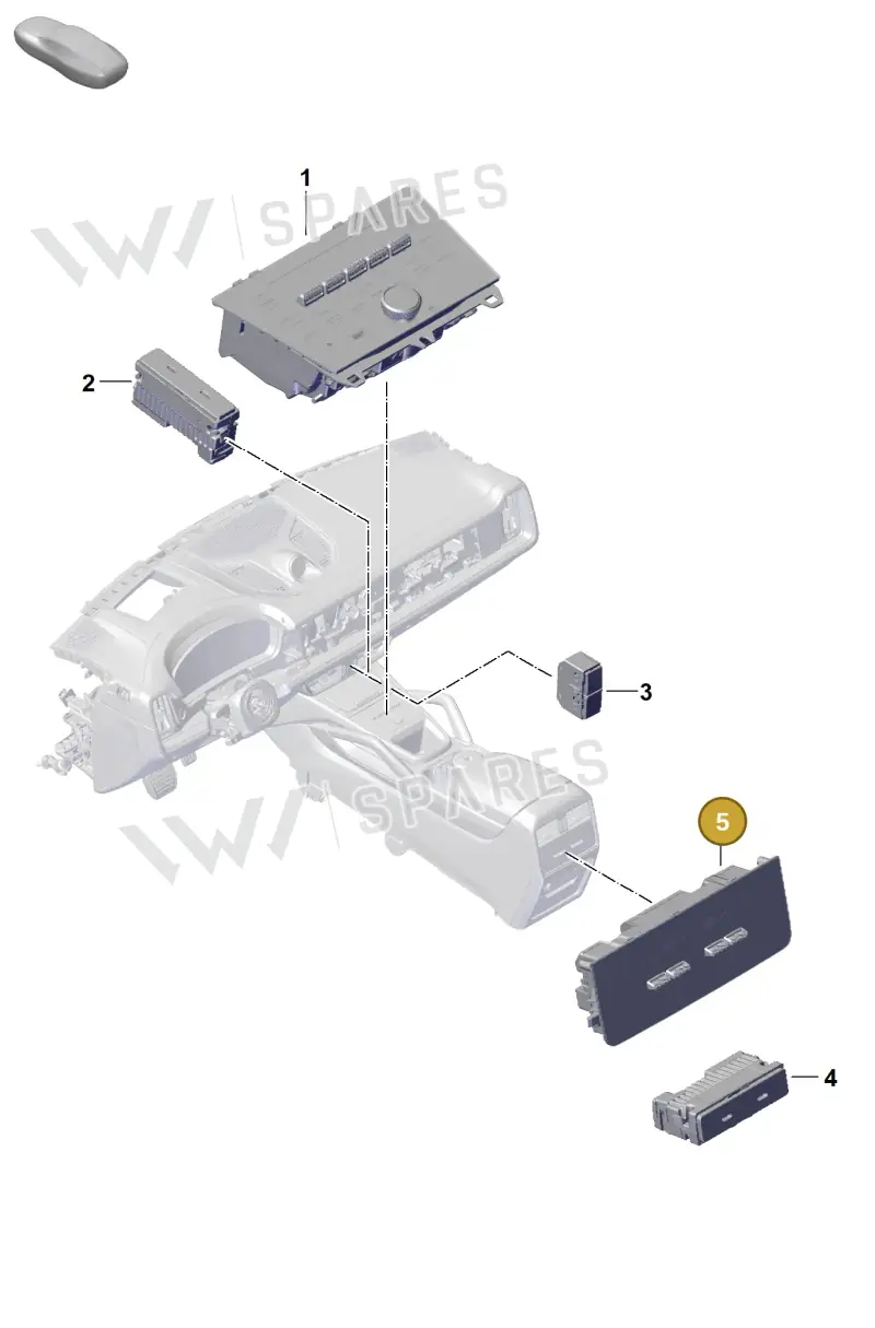 9Y0919710EOV3 — Porsche Cayenne Coupe (2023-2023) diagram p60905300, position 5
