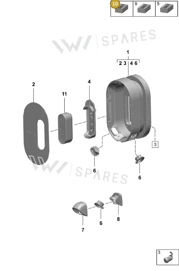 9Y0927129 — Porsche Taycan Sport Turismo (2023-) diagram p64920000, position 10
