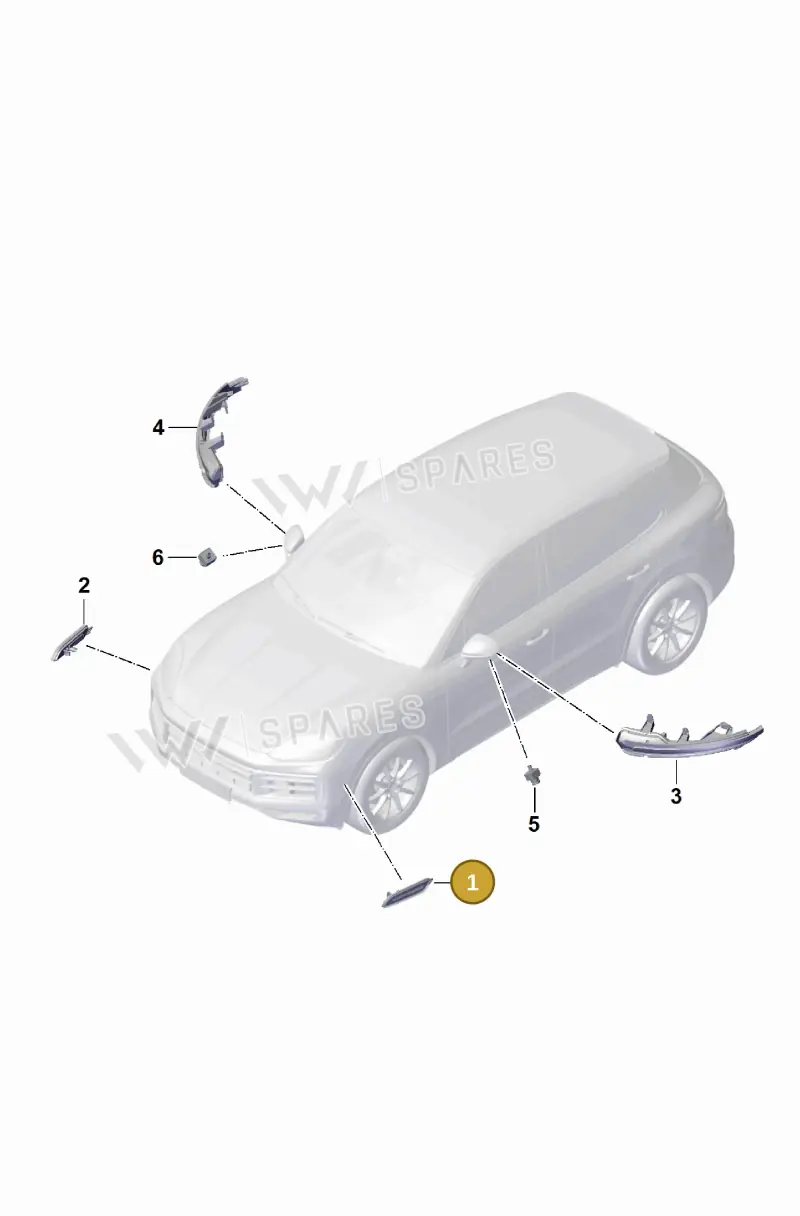 9Y0945061C — Porsche Cayenne Coupe (2023-2023) diagram p60908300, position 1