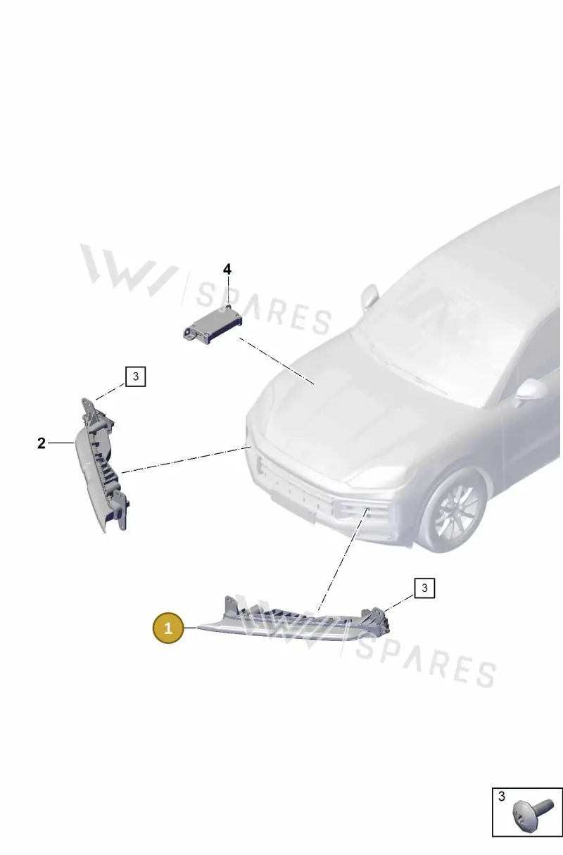 9Y0953055A — Porsche Cayenne Coupe (2023-2023) diagram p60908200, position 1
