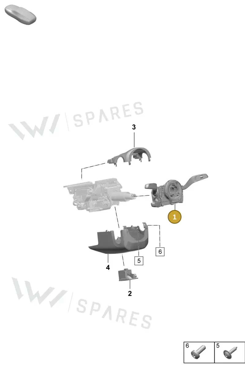9Y0953501AGHUO — Porsche Taycan Sport Turismo (2023-2025) diagram p64905600, position 1